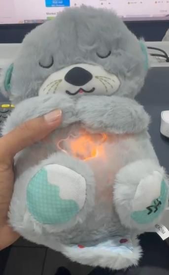 Baby Sound Machine Breathing Portable Plush Toy