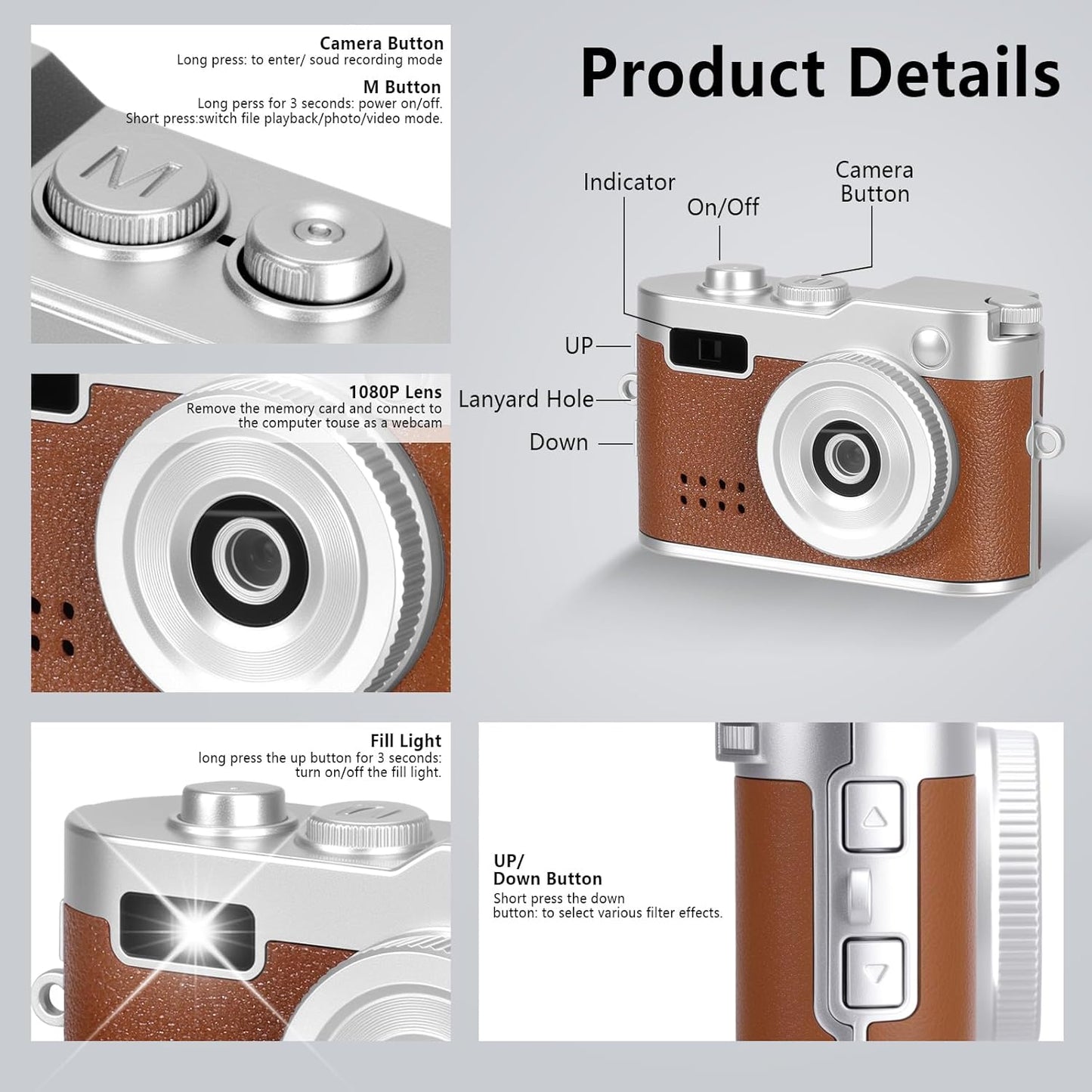 Mini Retro Digital Camera