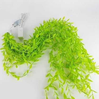 Green Leaf Artificial Curtain LED 200 LEDs, 8 Modes