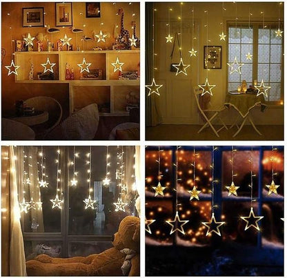 6Star+6Curtain light (LED light for home decoration)