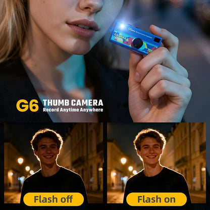 Thumb Camera flash off and flash on comparison