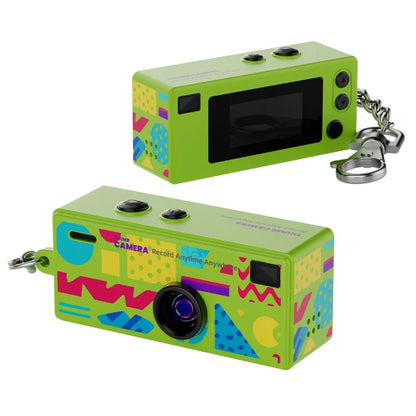 Thumb Camera in green, front and back