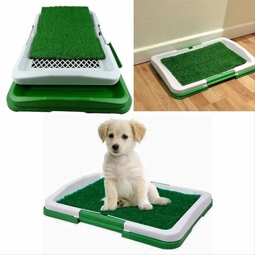Puppy Potty Trainer indoor grass pee pad with tray